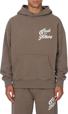 Good For Nothing Funk Relaxed Hoodie in Brown at Nordstrom, Size Xx-Large Uk