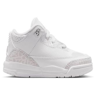Nike Jordan Boys Retro 3 - Boys Toddler Basketball Shoes Metallic Silver/White/White Size 10.0