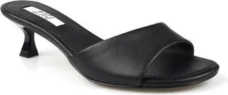 Zigi Soho Cashmoney Slide Sandal in Black Leather at Nordstrom, Size 11