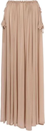 Philosophy di Lorenzo Serafini Tulle Maxi Rok - Dames - Maxi Rokken - Beige - 2XS - Tule - Rokken