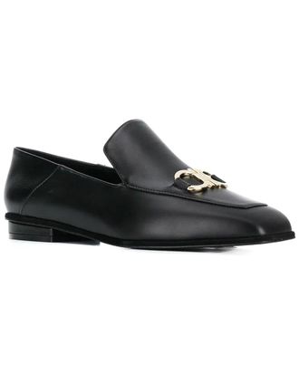 Ferragamo Square Toe Leather Loafer