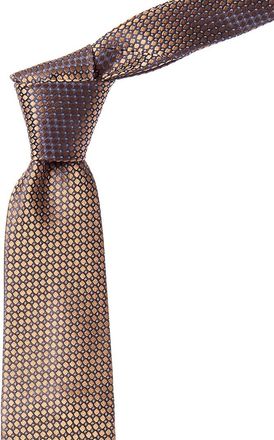 Canali Brown Silk Tie