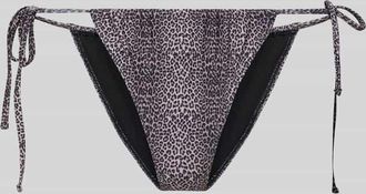 Pieces Bikini Slip mit seitlicher Schn&uuml;rung Modell BAOMI in Dunkelbraun, Gr&ouml;&szlig;e XL