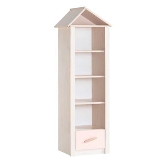 Muemue Estanter&iacute;a Casita Con Caj&oacute;n Rosa 164,4x47,4x41,3 Cm