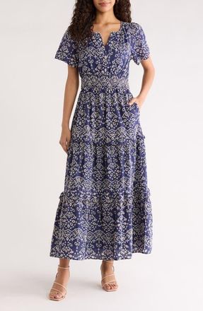 Sugarlips Haylie A-Line Dress in Denim-Blue at Nordstrom, Size X-Large