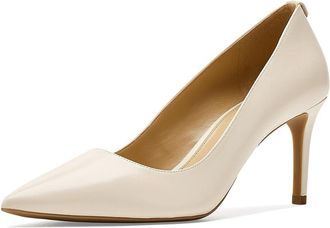 Michael Kors Alina Flex Pump Womens Shoes Light Cream : 5.5 M, Leather