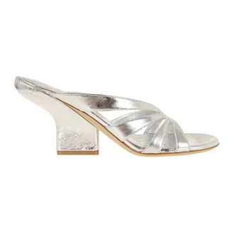Dries Van Noten Heeled Mules, female, Gray, Size: 10 US The Tiny Mule