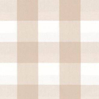 Ballard Designs Gwyneth Buffalo Check Duvet Cover - Sandalwood, Full/Queen - Ballard Designs