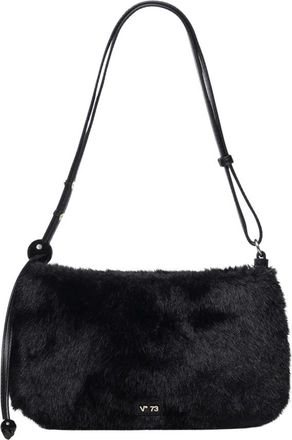 V&deg; 73 Faux-Fur Schoudertas - Dames - Schoudertassen - Zwart - ONE Size - Polyester - Tassen