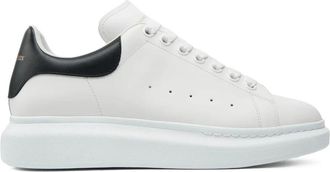 Alexander McQueen Oversized Sneakers met Logo Detail - Heren - Sneakers - Beige - 40 1/2 EU - Leer - Schoenen