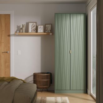 Welcome Furniture Ottawa Ready Assembled 2 Door Wardrobe in Reed Green - Welcome Furniture | TJ Hughes