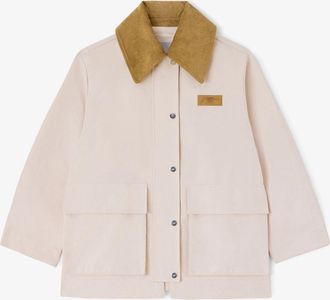 Ganni Jacket in Pink Twill - Size XXS/XS
