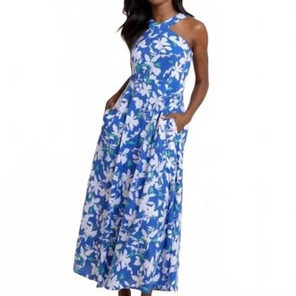 Southern Tide Anniston Blossom Bay Maxi Dress In Blue Lolite