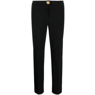 Moschino Dames, Broeken, Zwart, Maat: 2XS Poliester