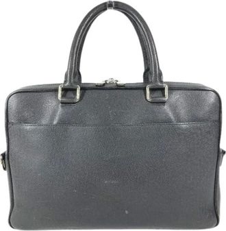 Louis Vuitton Pre-owned Handbags, male, Black, Size: ONE SIZE Pre-owned Vintage Taiga Briefcase