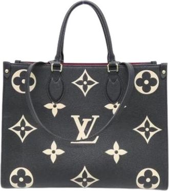 Louis Vuitton Pre-owned Tote Bag - Dames - Vintage Shopper - Zwart - ONE Size - Leer - Vintage