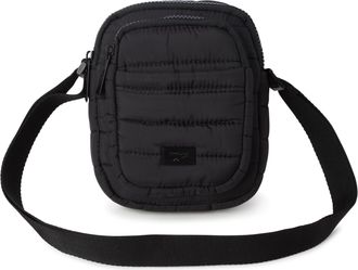 Reebok Womens Crossbody Bags - Lightweight Sling Cell Phone Purse, Quilted Small Crossbody Bags Women, Andrea Black, One Size