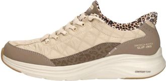 Skechers Schoenen, Dames, Beige, 42 EU, Contour Foam Sneakers