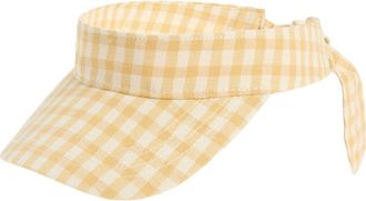 Loeffler Randall Bow Visor in Hay Gingham at Nordstrom Rack