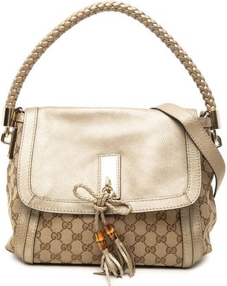 Gucci Pre-owned Gucci GG Canvas Bella Flap Satchel Ladies Q8J88B5K9LDREJYL