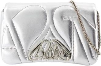 Alexander McQueen Cross Body Bags - Dames - Schoudertassen - Grijs - ONE Size - Leer - Tassen