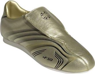 adidas Taekwondo F50 Sneaker in Gold /Black/Off White at Nordstrom, Size 11.5