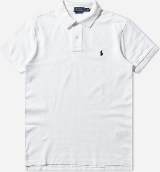 Polo Ralph Lauren Men s Slim Fit Mesh Polo Shirt White