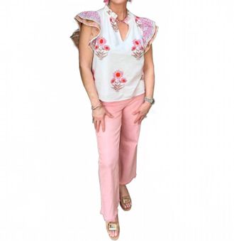 THML Clothing Dandelion Darling Blouse In Floral