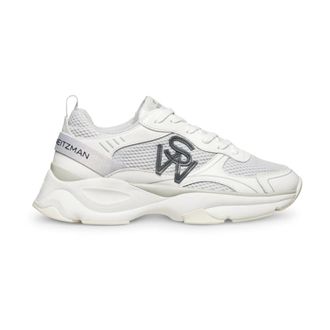 Stuart Weitzman SW Trainer - Dames - Schoenen - Grijs - Maat: 40 EU Leer