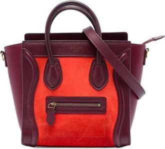 Celine Pre-owned Luggage Tote - unisex - Vintage Handtas - Oranje - ONE Size - Leer - Vintage