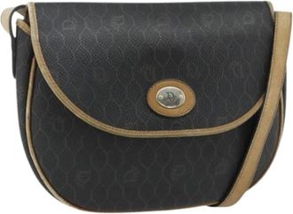 Dior Pre-owned Cross Body Bags, female, Black, Size: ONE SIZE Pre-owned Vintage PVC Shoulder Bag