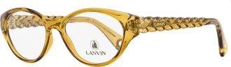 Lanvin Womens Oval Eyeglasses LNV2623 208 Caramel 52mm