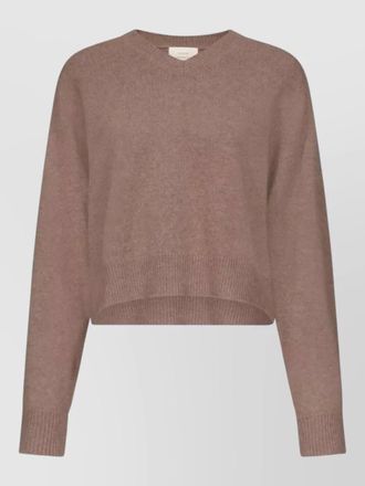 Loulou Studio anzor womens v neck boxy sweater