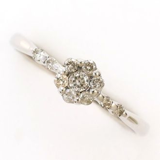 C&A White Gold White Gold (14K) Band Ring (Pre-Owned)