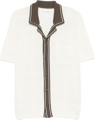 Sams&oslash;e & Sams&oslash;e Sapercy Button Trim Polo Shirt