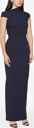 Solace London Arion Dress - Navy