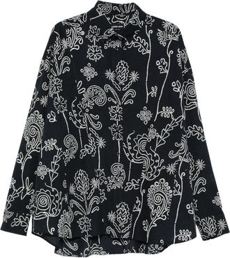 Giorgio Armani Floral-pattern Shirt
