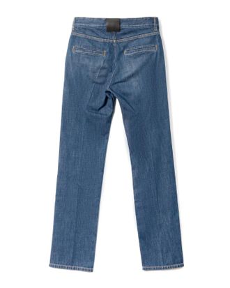 Lanvin Hand-Washed Straight-Fit Denim Jeans - Blue