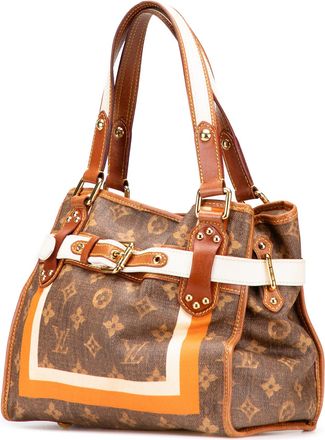 Louis Vuitton Pre-owned Womens Cabas Rayures Cruise Tote - Tan Textile - One Size