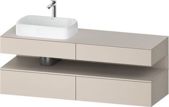 Duravit Qatego Consola Mueble Bajo Lavabo, 2 Extensiones, 2 - Duravit