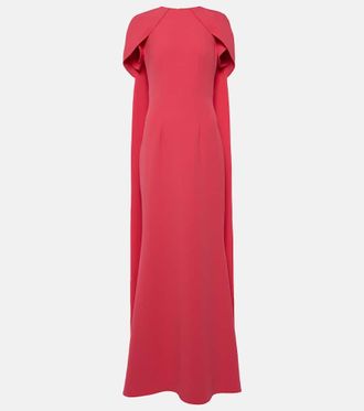 SAFiYAA Abito lungo Ginkgo con mantella