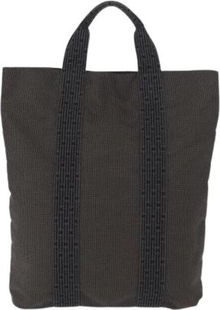 Herm&egrave;s Pre-owned Fourre-tout Herline - Dames - Vintage Shopper - Grijs - ONE Size - Vintage