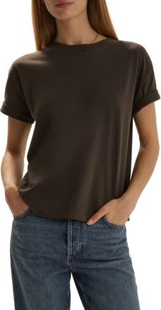 Favorite Daughter The Everyday Organic Cotton T-Shirt in Espresso at Nordstrom, Size X-Small