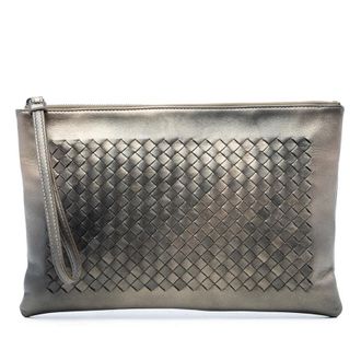 Bottega Veneta Pre-owned Bottega Veneta Nappa Intrecciato Wristlet Clutch Ladies FYV7CR9XD01HC2WY