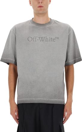 Off-white T-Shirt With Logo-Uomo