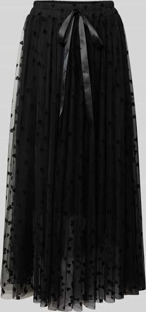 Miss Goodlife Maxirock mit blickdichtem Unterrock in BLACK, Größe XL