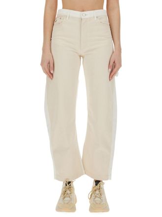 Stella McCartney White Relaxed High Rise Jeans