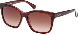 Max Mara MM0042 71F Womens Sunglasses Tortoiseshell Size 56