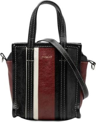 Balenciaga Pre-owned Handbags, female, Multicolor, Size: ONE SIZE Pre-owned Bazar Shopper XXS