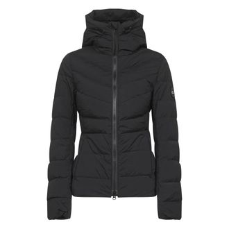 Canada Goose Zwarte Aira Jassen met Snorkel Capuchon - Dames - Winterjassen - Zwart - L - Jassen